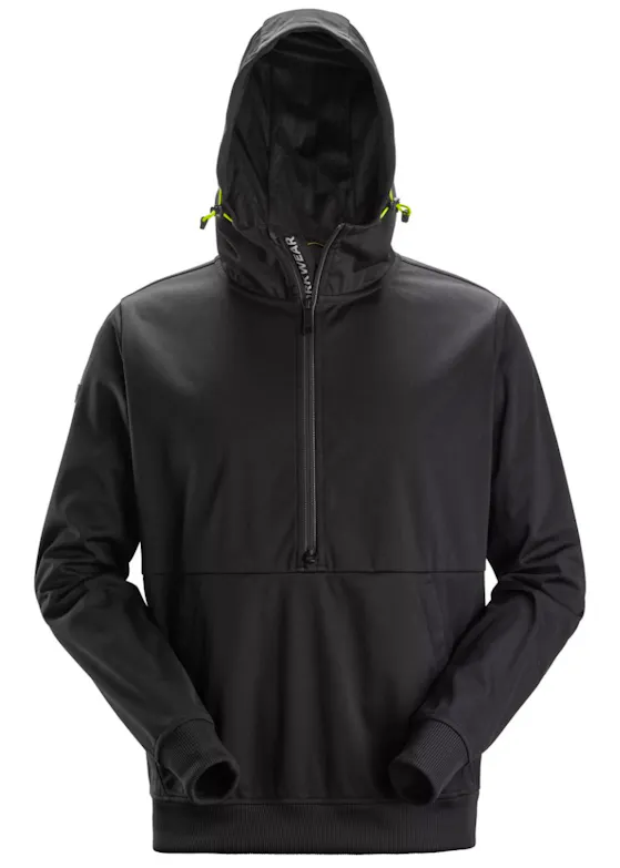 Snickers FlexiWork Windblocker Stretch Hoodie mit halbem Reißverschluss 8400