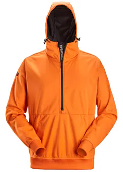 Snickers FlexiWork 8400 Hoodie Halve Rits Windblocker Stretch miniatuur