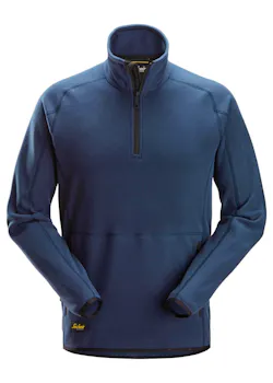 Snickers Workwear Polartec® Shed Less Fleece Jack met Halve Rits 8421 miniatuur