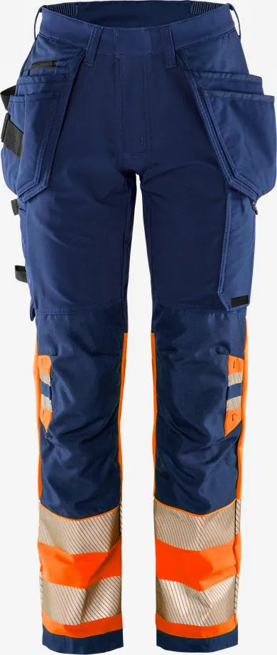 Hi-Vis Oranje/Marineblauw