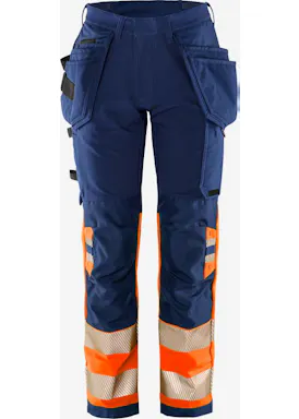 Fristads High Vis Green werkbroek dames stretch klasse 1 2663 GSTP