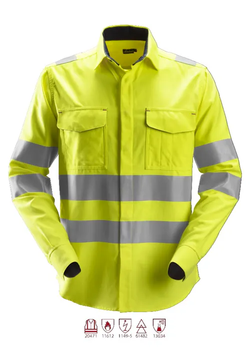 Snickers Workwear ProtecWork 8562 Shirt met Lange Mouw Vlamwerend