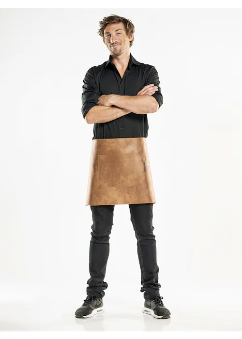 Chaud Devant Apron Regular Bourbon Gold