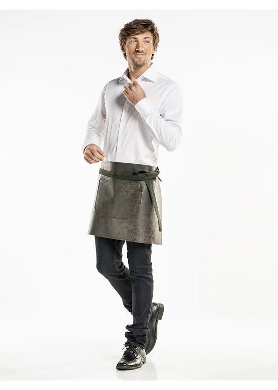 Chaud Devant Apron Regular Moonshine Black