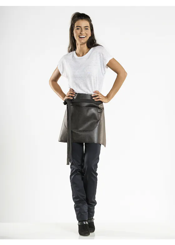 Chaud Devant Apron Regular Moonshine Black