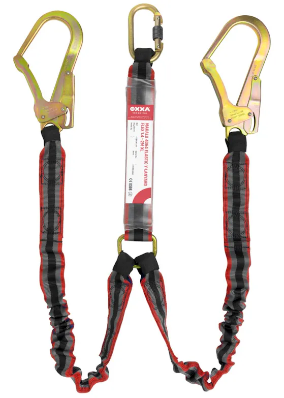 OXXA Safety Products Makalu 4064 Y-Verbindungsmittel Flex XL mit Falldämpfer 1,4 m – 2 m