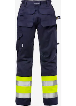 Fristads Flame High Vis Broek Dames Klasse 1 2591 Flam miniatuur