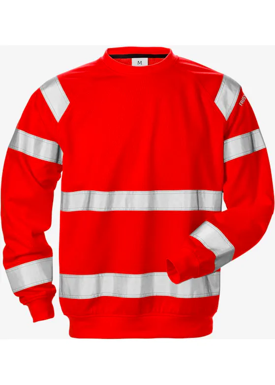 Fristads Hi Vis Sweatshirt Klasse 3 7446 Shv