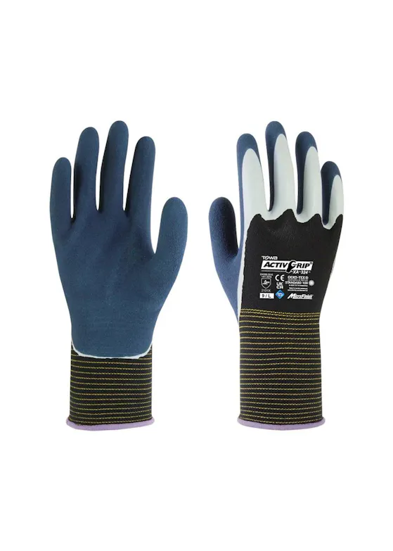 Towa ActivGrip XA-324 Latex Gecoate Werkhandschoen