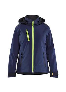 Blaklader 4751 Dames Lichtgewicht Softshell Jack Gevoerd miniatuur
