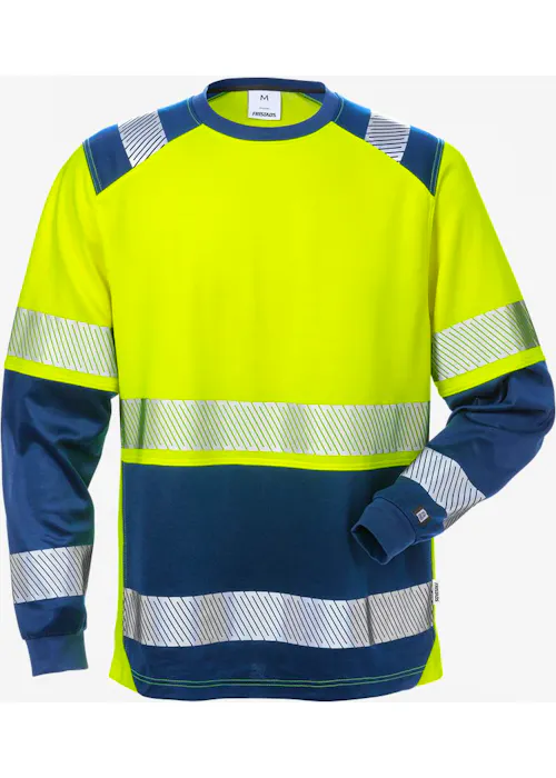 Fristads Hi Vis T-Shirt Lange Mouwen Klasse 2 7457 Thv