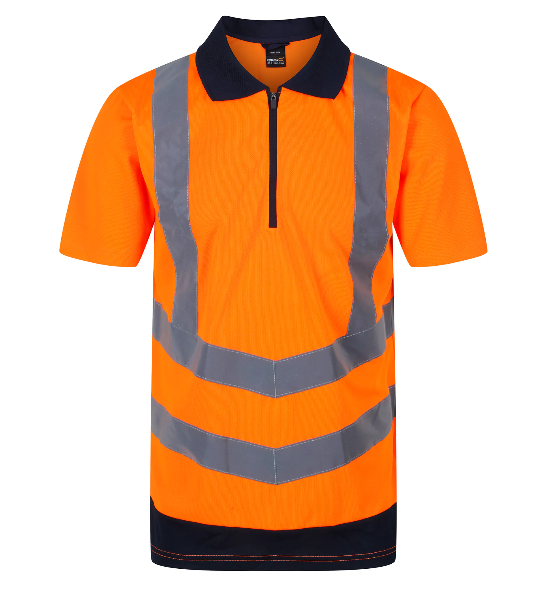 High Vis Oranje/Marineblauw