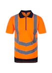 High Vis Oranje/Marineblauw