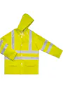 Delta Plus Signal-Regenjacke aus Polyester mit polyurethanbeschichteter Außenseite Vorschaubild