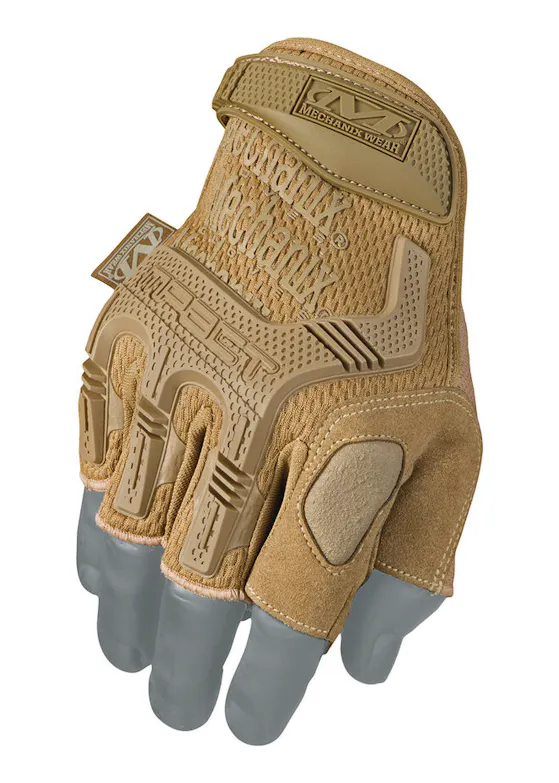 Mechanix M-Pact Fingerless Coyote Handschoen