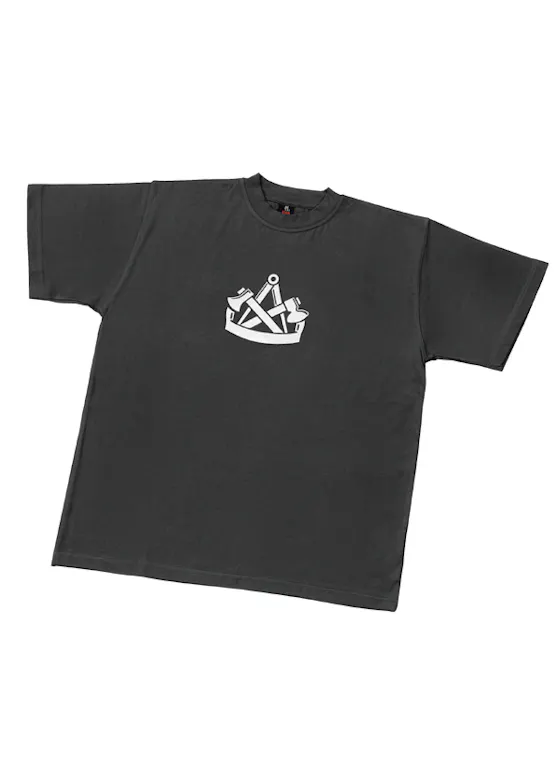 FHB Klaas 90410 T-Shirt, Zunft-Emblem, Zimmerer, Regular-Fit