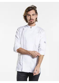 Chef Jacket Biker SFX White
