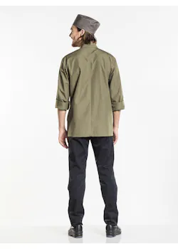 Chaud Devant Hilton Poco veste de cuisinier Dark Olive thumbnail (vignette)