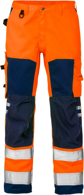 Hi-Vis Oranje/Marineblauw