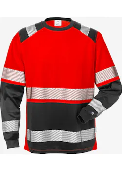 Fristads Hi Vis T-Shirt Lange Mouwen Klasse 2 7457 Thv miniatuur