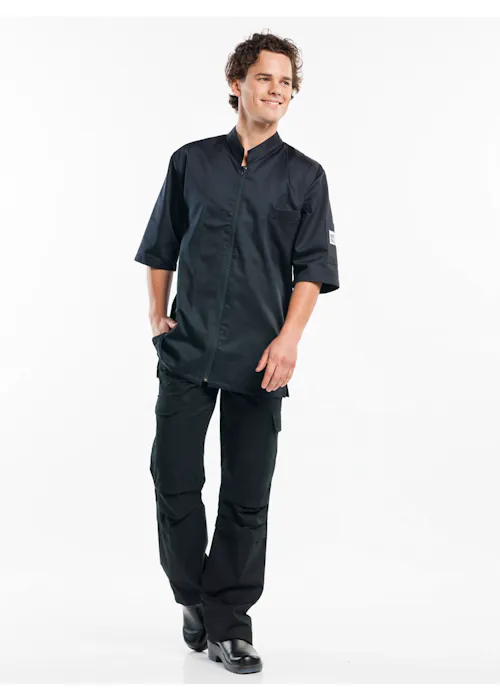 Chaud Devant Monza Black Kurzarm-Jacke