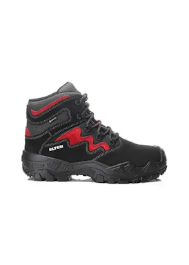 Elten Mick GTX Black-Red Mid, ESD, S3S, WR, CI Sicherheitsschuh