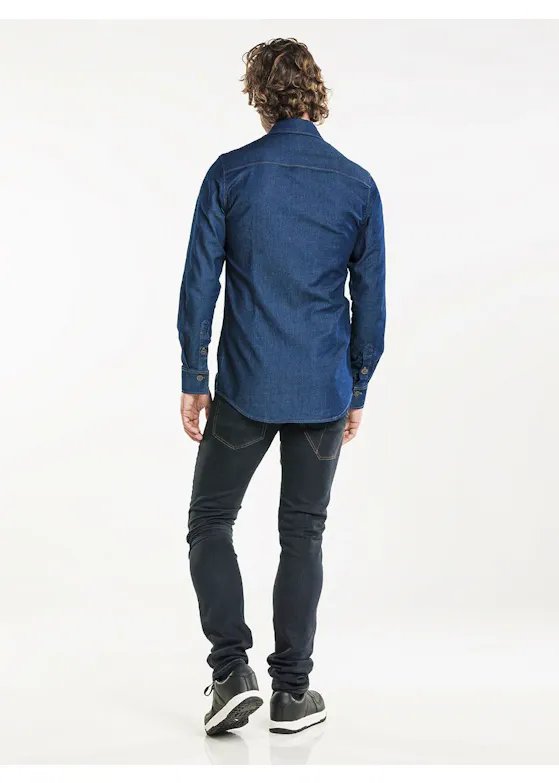 Chaud Devant Men's Blue Stretch Denim