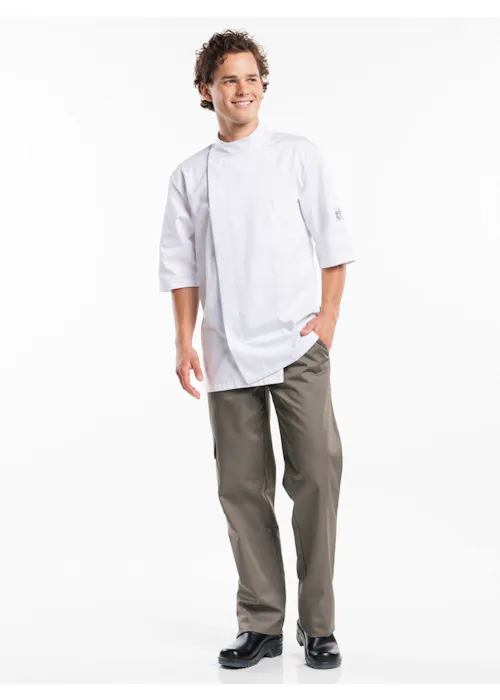 Chaud Devant Bacio Wit Short Sleeve Koksbuis