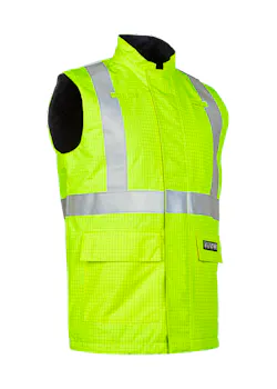 Sioen Sidney 9387 Bodywarmer Antistatisch Vlamvertragend Winddicht Waterdicht miniatuur