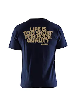 Blaklader Limited Edition 'Life is too short...' 9411 T-shirt Regular Fit miniatuur
