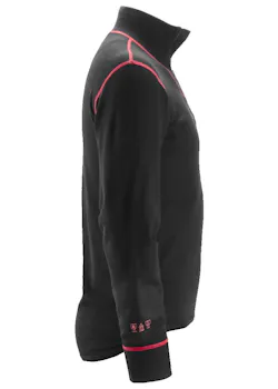 Snickers Workwear ProtecWork 9462 Wollen Shirt met Lange Mouwen en Rits Vlamwerend miniatuur