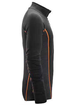 Snickers Workwear 9482 Merino Basislaag Stay Warm Top met Halve Rits miniatuur