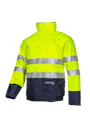 Sioen Vlamvertragende en Antistatische Signalisatie Regenblouson Delano 9485N2EF5 miniatuur