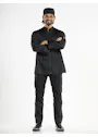 Chef Jacket Monza Black miniatuur
