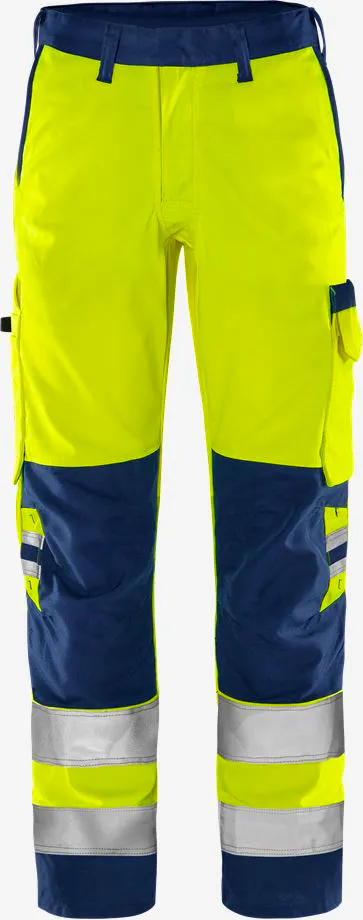 High Vis Geel/Marineblauw