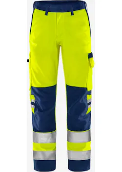 Fristads High Vis Green Broek Klasse 2 2651 GPLU miniatuur