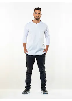 Chaud Devant T-Shirt Valenta UFX White LS thumbnail