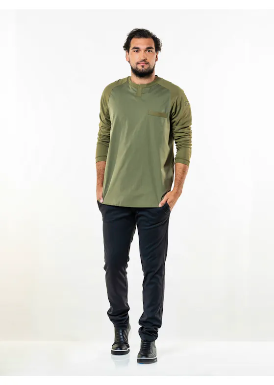 Chaud Devant T-shirt Valenta UFX Moosgrün LS