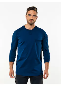 Chaud Devant T-shirt Valenta UFX Navy LS