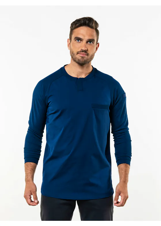 Chaud Devant T-shirt Valenta UFX Navy LS