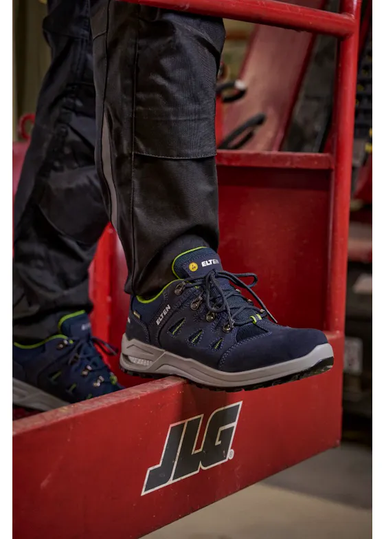 Elten Riley XXF GTX Blue - Limettengrün Low ESD, O2, WR, CI