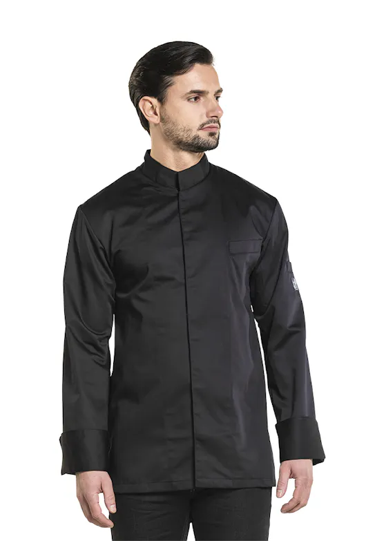 Chaud Devant Executive schwarze Kochjacke