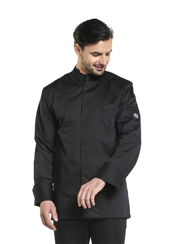 Chaud Devant Executive schwarze Kochjacke