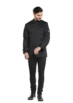 Chaud Devant Executive Schwarze Kochjacke thumbnail