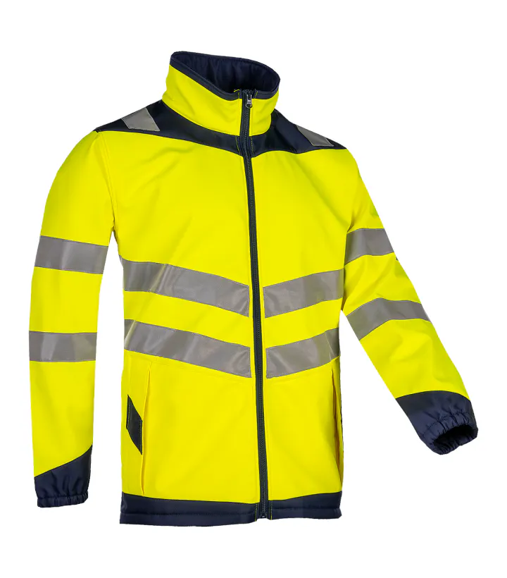 High Vis Gelb/Marineblau