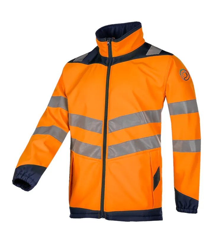 High Vis Orange/Marineblau