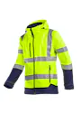 Sioen laminierte Warnschutz-Softshelljacke mit abnehmbarer Kapuze Fuller 9933A2TU1 Vorschaubild