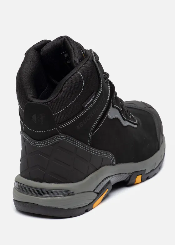 Buckbootz BLITZ Middelhoge S7S Werkschoen Zwart