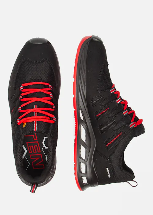 Elten Maddox XXR Black-Red Low ESD S3S chaussure de sécurité