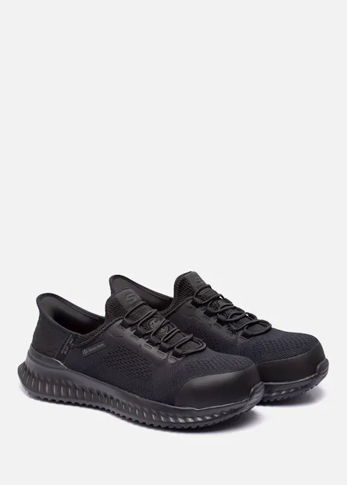 Skechers Tilido S1P - Fletchit Slip-Ins Heren Zwart